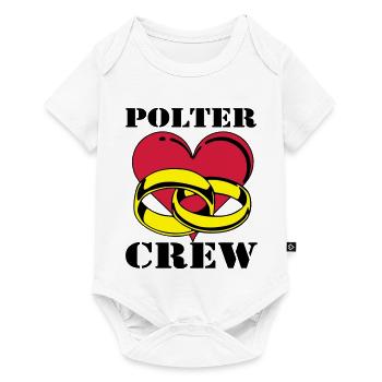 Junggesellenabschied , Polter Crew , JGA (25) - Baby Premium Kurzarmbody - Weiß - Vorne