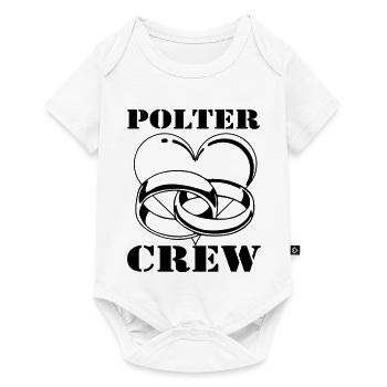 Junggesellenabschied , JGA Polter Crew (25) - Baby Premium Kurzarmbody - Weiß - Vorne