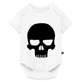 Crâne d'origine - Body à manches courtes Premium Bébé - blanc - Devant