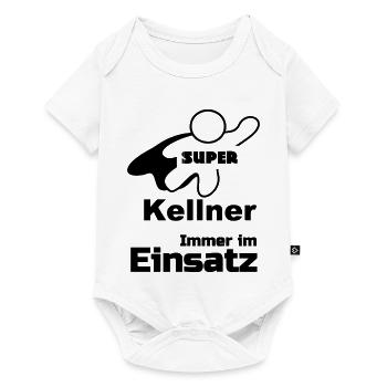 Super Kellner Geschenk - Baby Premium Kurzarmbody - Weiß - Vorne