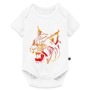 Men's Tank Top with racer back - Baby Premium short-sleeve bodysuit - white - Front