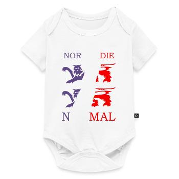 NORMANDIE / NORMAL Louis RUNEMBERG © Adagp - Body à manches courtes Premium Bébé - blanc - Devant