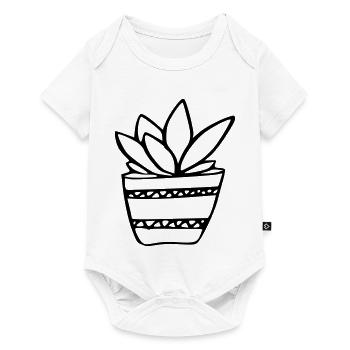 Plante - Body à manches courtes Premium Bébé - blanc - Devant