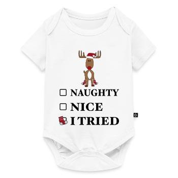 Weihnachten - Baby Premium Kurzarmbody - Weiß - Vorne