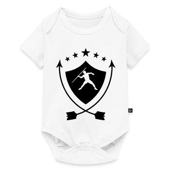Javelin Throw Thrower Lancer de Javelot Speerwurf - Baby Premium short-sleeve bodysuit - white - Front