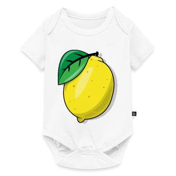 lemon - Baby Premium short-sleeve bodysuit - white - Front