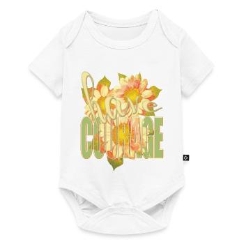 HAB MUT - positive thoughts - Sunflowers - Baby Premium short-sleeve bodysuit - white - Front