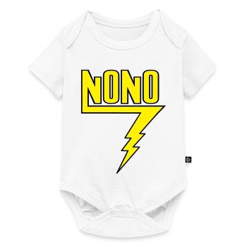 Nono - Baby Premium Kurzarmbody - Weiß - Vorne