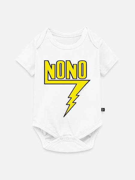 Nono - Body à manches courtes Premium Bébé - blanc