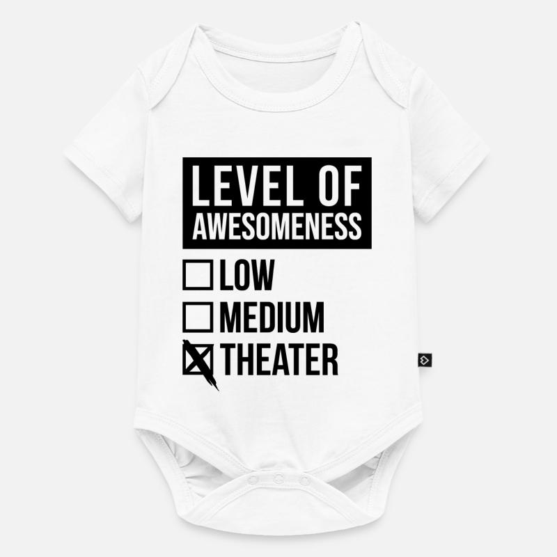 théâtre - Body à manches courtes Premium Bébé - blanc