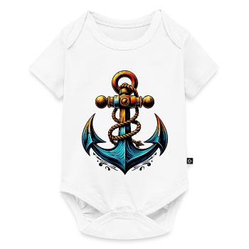 An Anchor - Baby Premium short-sleeve bodysuit - white - Front