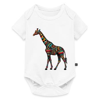 Giraffe - Baby Premium short-sleeve bodysuit - white - Front