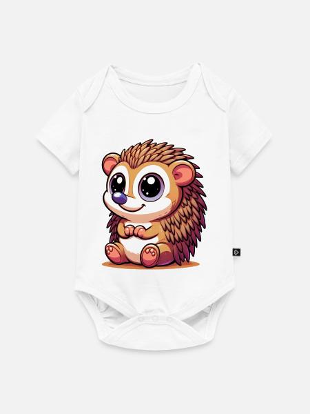 Igel - Baby Premium Kurzarmbody - Weiß