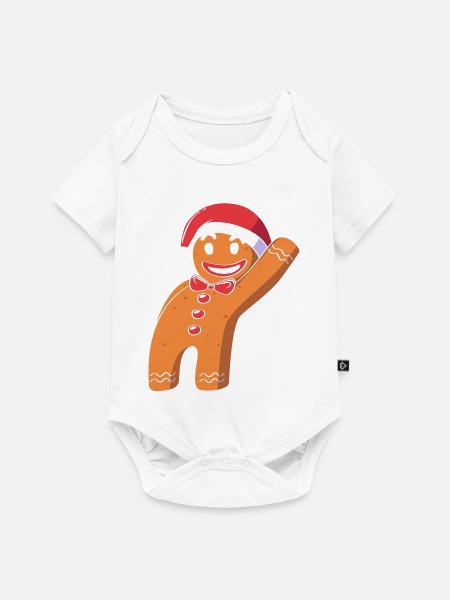 Lebkuchenmann Weihnachten Gingerbread Lebkuchen - Baby Premium Kurzarmbody - Weiß