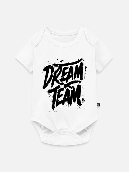 Dream Team - Baby Premium Kurzarmbody - Weiß
