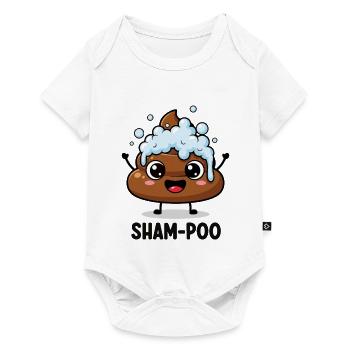 Schaumige-Party - Baby Premium Kurzarmbody - Weiß - Vorne