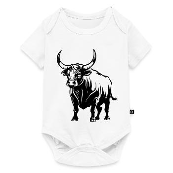 Bull - Baby Premium short-sleeve bodysuit - white - Front