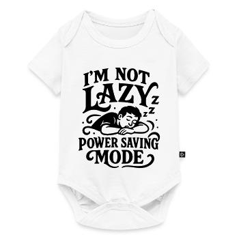 Lazy Lazy Shirt Funny Saying Funny Kids School - Baby Premium short-sleeve bodysuit - white - Front