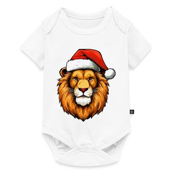 Leo Christmas - Body à manches courtes Premium Bébé - blanc - Devant