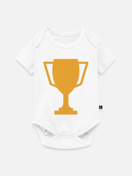 Trophäe - Baby Premium Kurzarmbody - Weiß