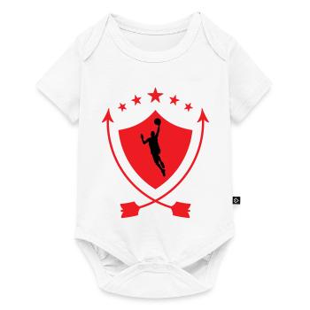 Basket Ball / Basketball / Basktet-Ball / Sport - Body à manches courtes Premium Bébé - blanc - Devant