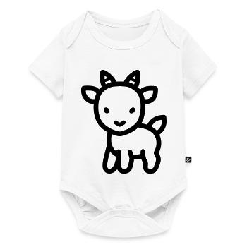 goat - Baby Premium short-sleeve bodysuit - white - Front