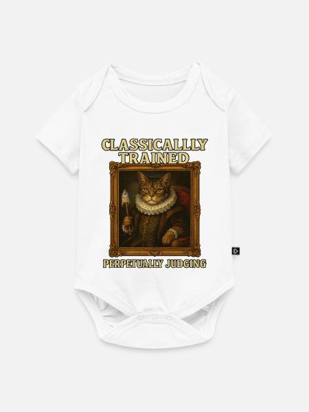 Classically Trained Perpetually Judging Renaissanc - Baby Premium Kurzarmbody - Weiß