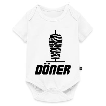 Döner Kebab - Baby Premium Kurzarmbody - Weiß - Vorne