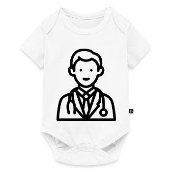docteur - Body à manches courtes Premium Bébé - blanc - Devant