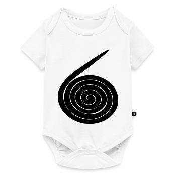 Escargot numéro 6 - Body à manches courtes Premium Bébé - blanc - Devant