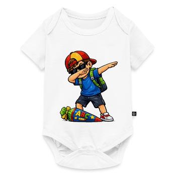Dabbing ABC Sagittarius (brunette) - Baby Premium short-sleeve bodysuit - white - Front