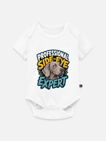 Weimaraner - Baby Premium Kurzarmbody - Weiß