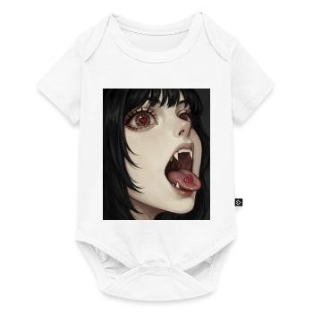 Vampiric Heart Gaze - Baby Premium short-sleeve bodysuit - white - Front