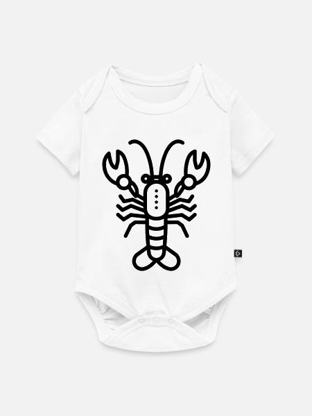 Marinierte Gottesanbeterin - Baby Premium Kurzarmbody - Weiß