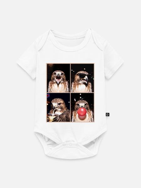 Habichte Habicht - Baby Premium Kurzarmbody - Weiß