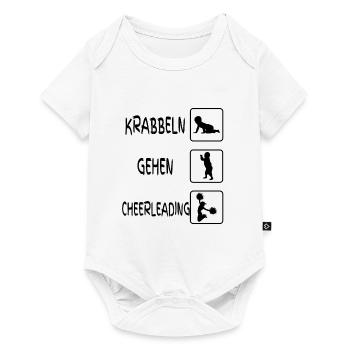 Cadeau de bébé cheerleading - Body à manches courtes Premium Bébé - blanc - Devant