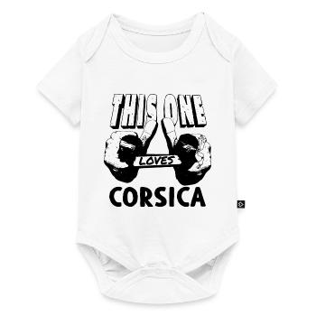 Corsica flag Corsica Flag Corsica Corsican - Baby Premium short-sleeve bodysuit - white - Front