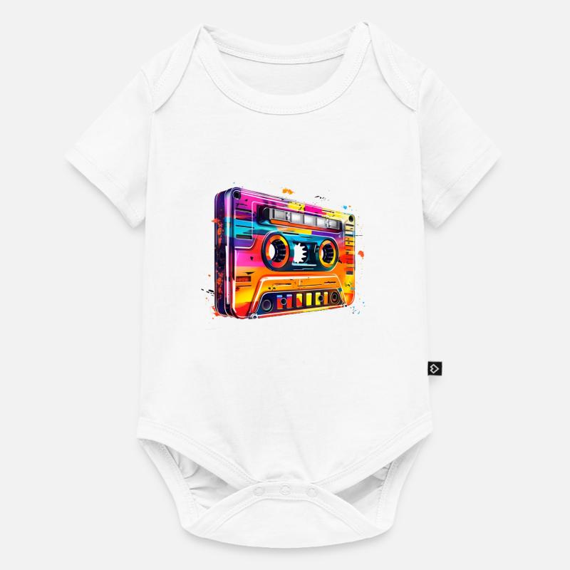 Cassette - Body à manches courtes Premium Bébé - blanc