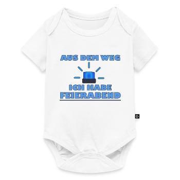 Feierabend Dienstschluss Wochenende Aus dem Weg - Baby Premium Kurzarmbody - Weiß - Vorne