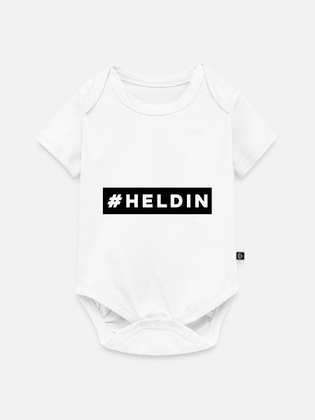 # Heldin - Baby Premium Kurzarmbody - Weiß
