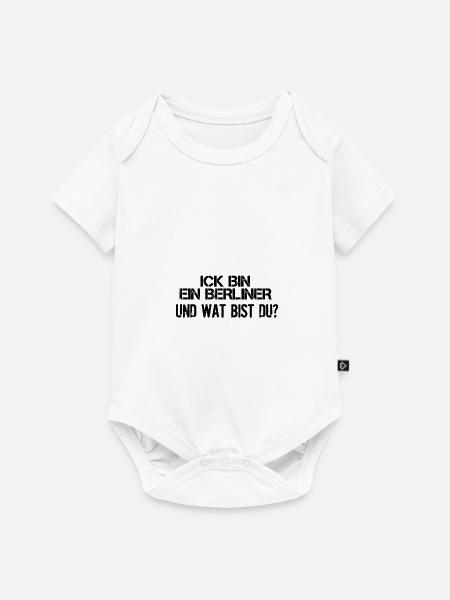 Ick bin ein Berliner - Baby Premium Kurzarmbody - Weiß