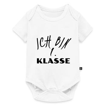 Ich bin 1. Klasse - Baby Premium Kurzarmbody - Weiß - Vorne