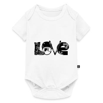 Ski Rider T-Shirts | Apre ski ski area gifts - Baby Premium short-sleeve bodysuit - white - Front