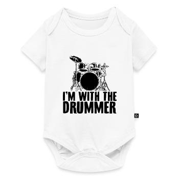 Drummer | Drummer drums band gifts - Baby Premium short-sleeve bodysuit - white - Front