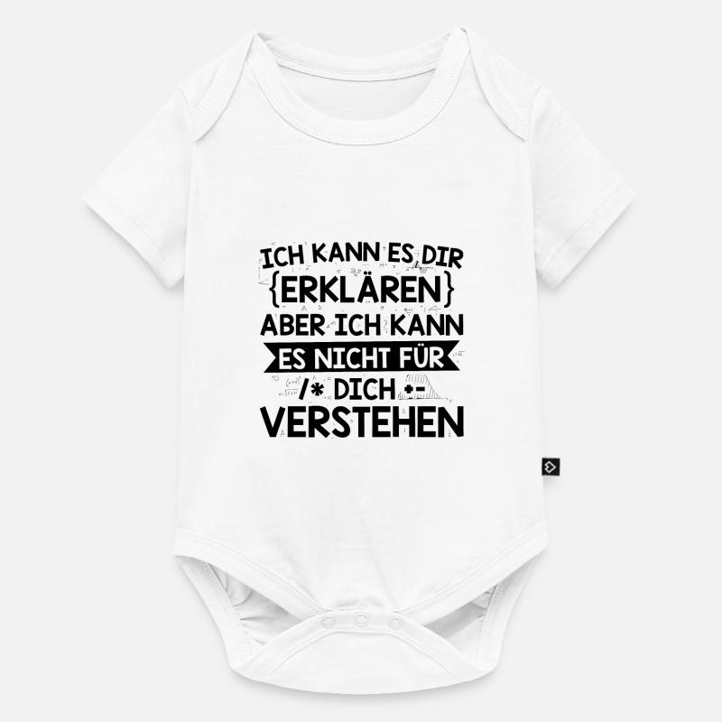 Mathematiker | Mathe Mathematik Studium Geschenke - Baby Premium Kurzarmbody - Weiß