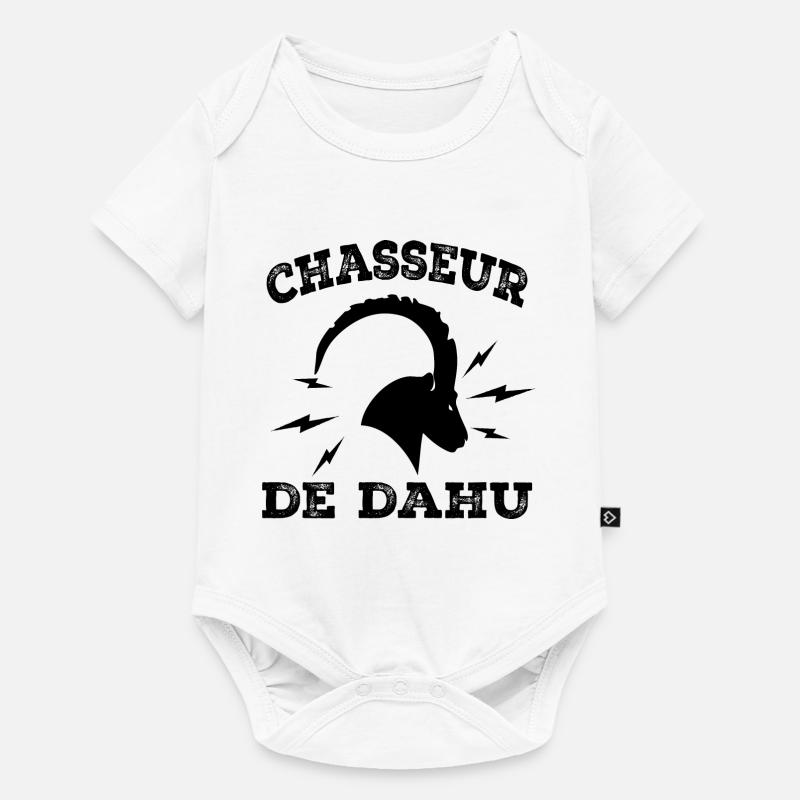 Cacciatore di Dahu - Body Premium a maniche corte per neonati - bianco