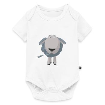 Noah The Sheep - Baby Premium short-sleeve bodysuit - white - Front