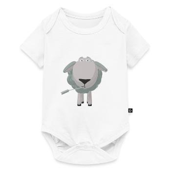 Pepper The Sheep - Baby Premium short-sleeve bodysuit - white - Front