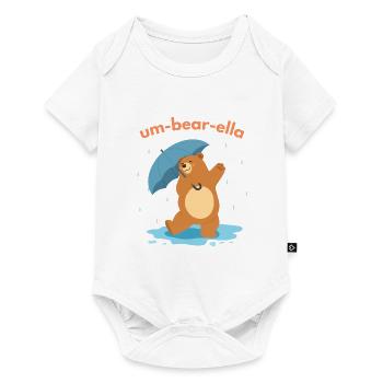 Um-bear-ella - Baby Premium short-sleeve bodysuit - white - Front