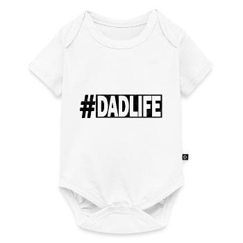 Papa père - Body à manches courtes Premium Bébé - blanc - Devant